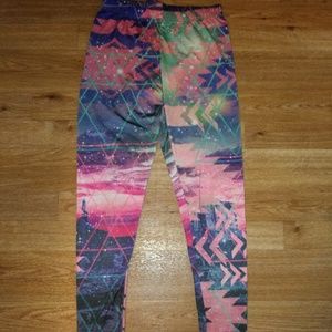 Workshop Sacred Geometry Space Leggings